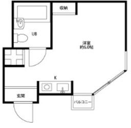 小机フラワーハイツの物件間取画像